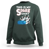 This Is My Spare Shirt Sweatshirt Bowling Pun Gift - Wonder Print Shop