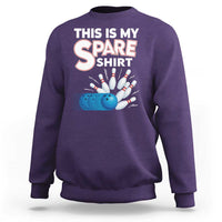 This Is My Spare Shirt Sweatshirt Bowling Pun Gift - Wonder Print Shop