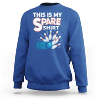 This Is My Spare Shirt Sweatshirt Bowling Pun Gift - Wonder Print Shop
