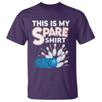 This Is My Spare Shirt T Shirt Bowling Pun Gift - Wonder Print Shop