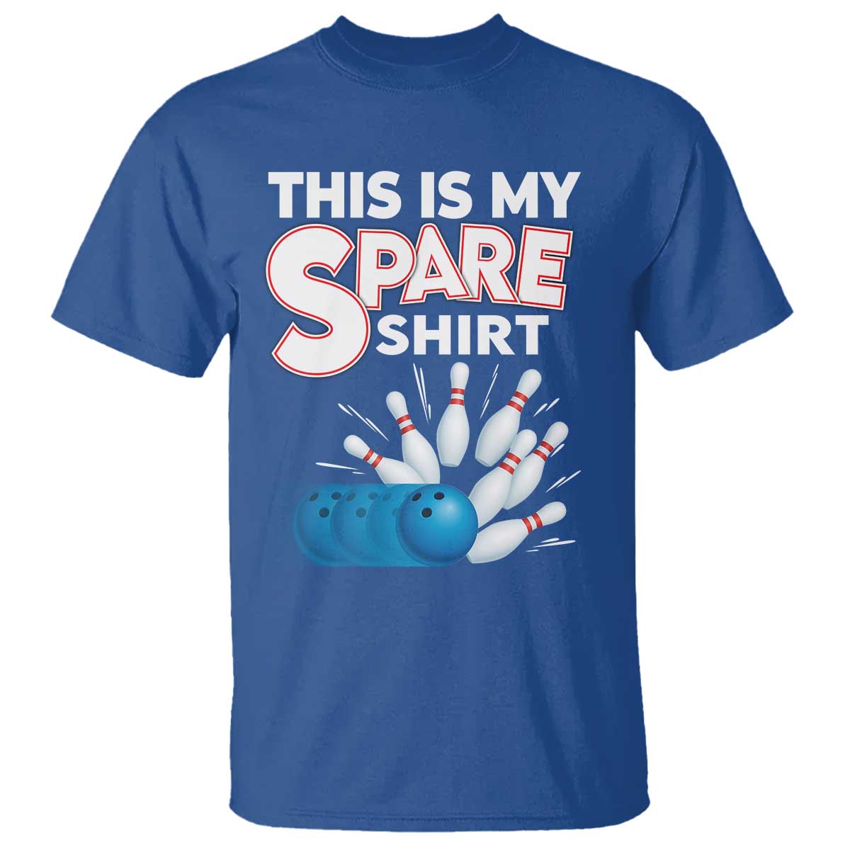 This Is My Spare Shirt T Shirt Bowling Pun Gift - Wonder Print Shop