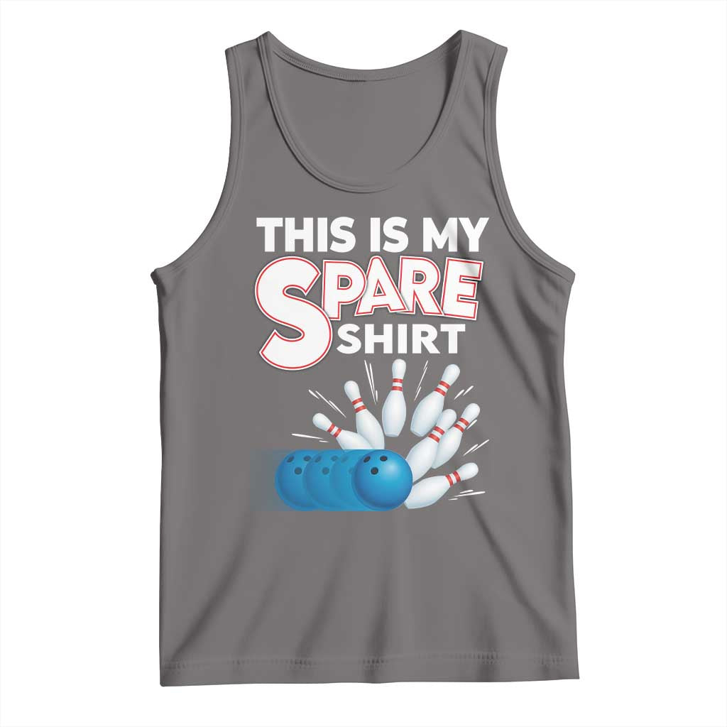 This Is My Spare Shirt Tank Top Bowling Pun Gift - Wonder Print Shop