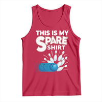 This Is My Spare Shirt Tank Top Bowling Pun Gift - Wonder Print Shop