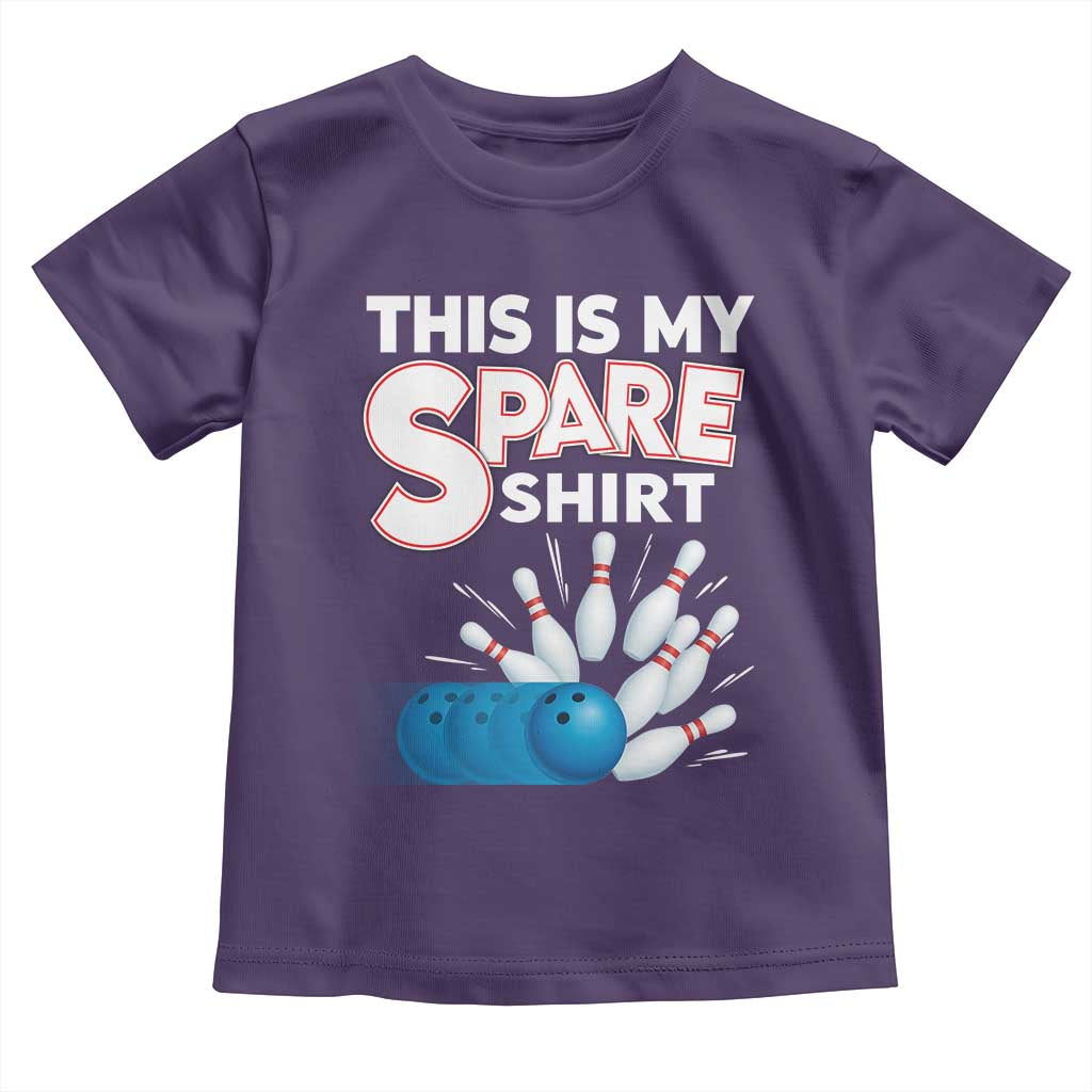 This Is My Spare Shirt Toddler T Shirt Bowling Pun Gift - Wonder Print Shop