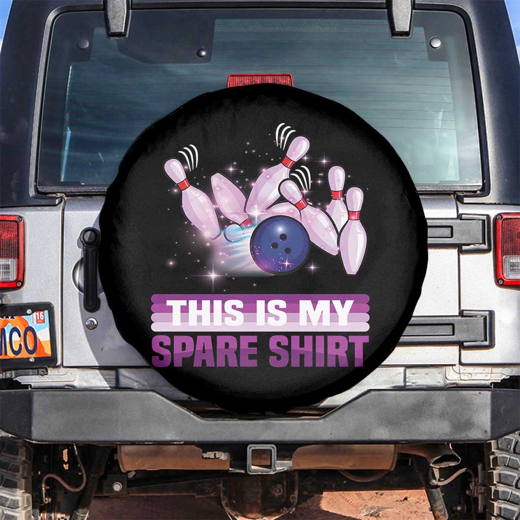 Funny Bowling Lover Spare Tire Cover This Is My Spare Shirt Quote - Wonder Print Shop