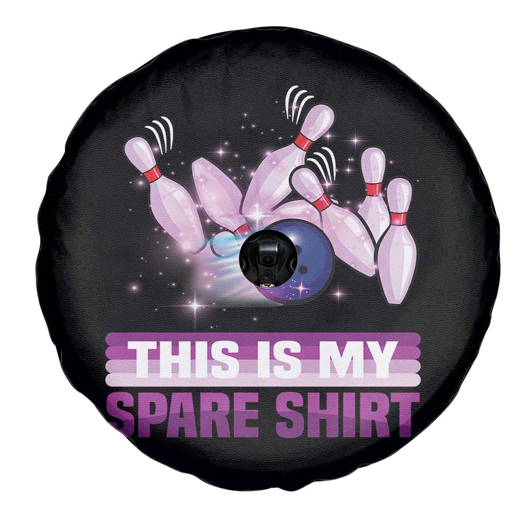 Funny Bowling Lover Spare Tire Cover This Is My Spare Shirt Quote - Wonder Print Shop