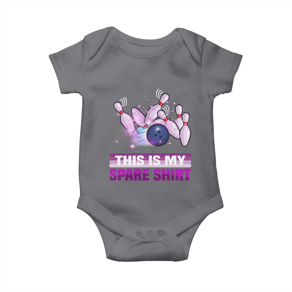 Funny Bowling Lover Baby Onesie This Is My Spare Shirt Quote - Wonder Print Shop