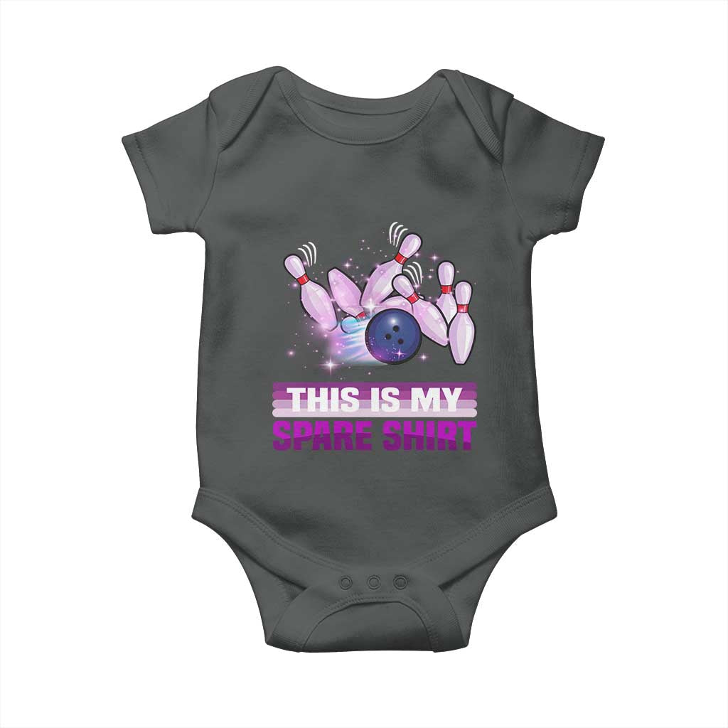 Funny Bowling Lover Baby Onesie This Is My Spare Shirt Quote - Wonder Print Shop