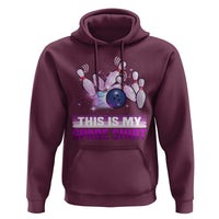Funny Bowling Lover Hoodie This Is My Spare Shirt Quote - Wonder Print Shop