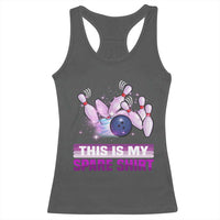 Funny Bowling Lover Racerback Tank Top This Is My Spare Shirt Quote - Wonder Print Shop