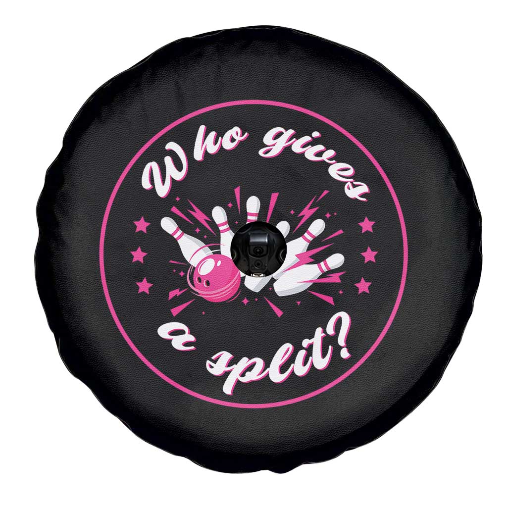 Funny Bowling Quote Spare Tire Cover Who Gives A Split For Women - Wonder Print Shop