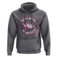 Funny Bowling Quote Hoodie Who Gives A Split For Women - Wonder Print Shop
