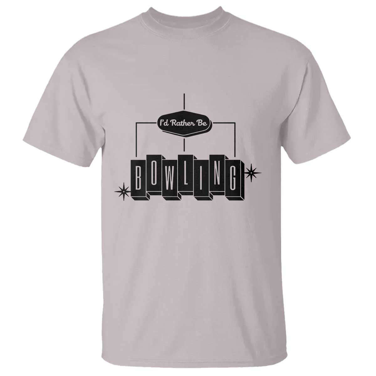 Id Rather Be Bowling T Shirt Funny Bowler Gift - Wonder Print Shop