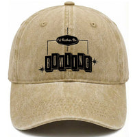 Id Rather Be Bowling Washed Cotton Baseball Cap Funny Bowler Gift