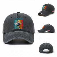 Funny Bowling Quote Washed Cotton Baseball Cap Id Rather Be Bowling Gift