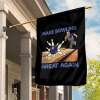 Make Bowling Great Again Garden Flag Funny Bowler Gift - Wonder Print Shop
