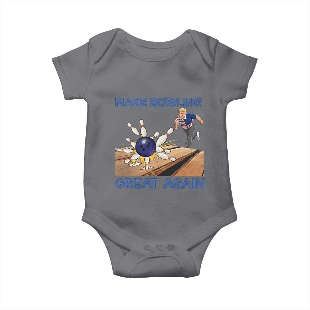 Make Bowling Great Again Baby Onesie Funny Bowler Gift - Wonder Print Shop