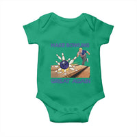 Make Bowling Great Again Baby Onesie Funny Bowler Gift - Wonder Print Shop