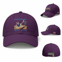 Make Bowling Great Again Baseball Cap Funny Bowler Gift