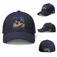 Make Bowling Great Again Baseball Cap Funny Bowler Gift