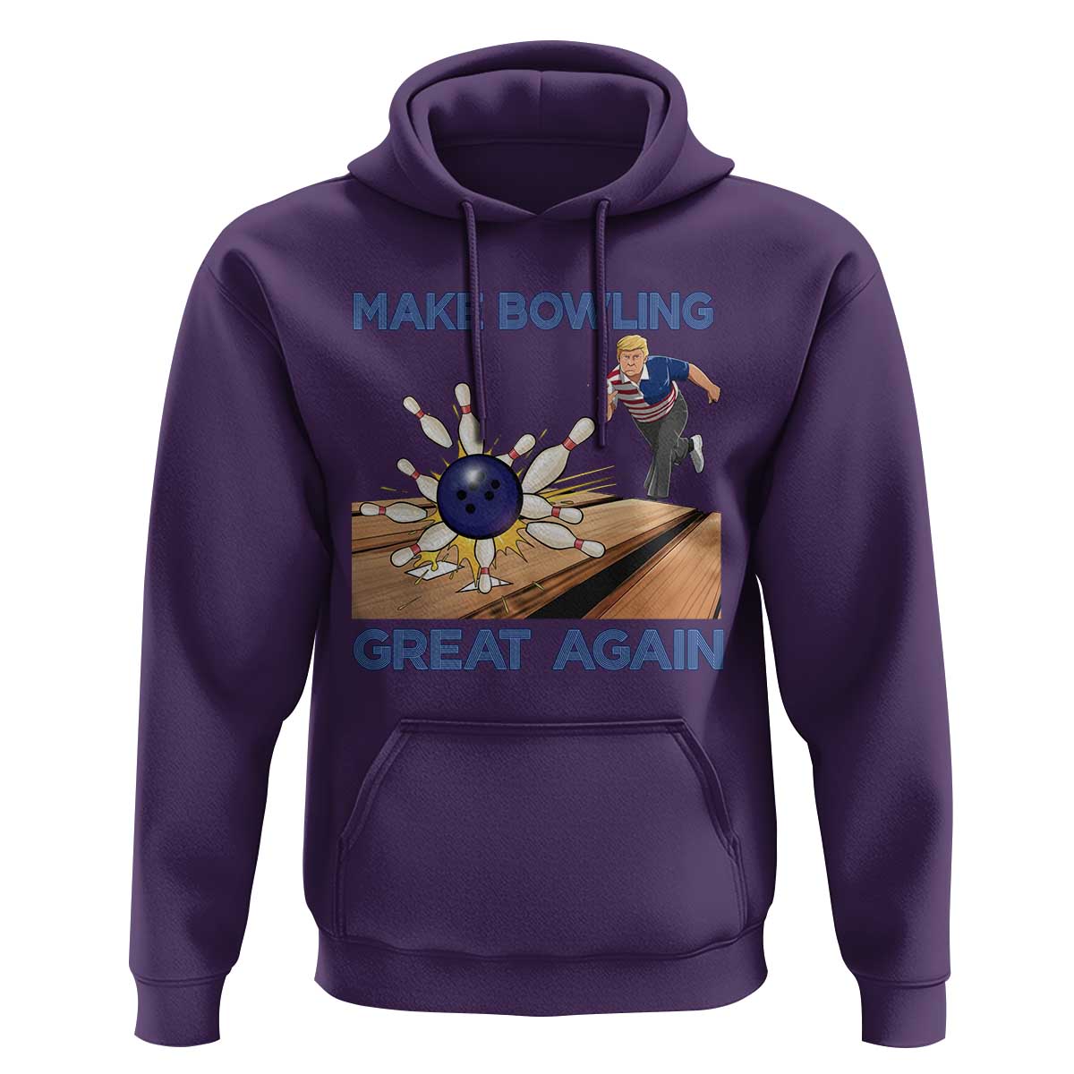 Make Bowling Great Again Hoodie Funny Bowler Gift - Wonder Print Shop