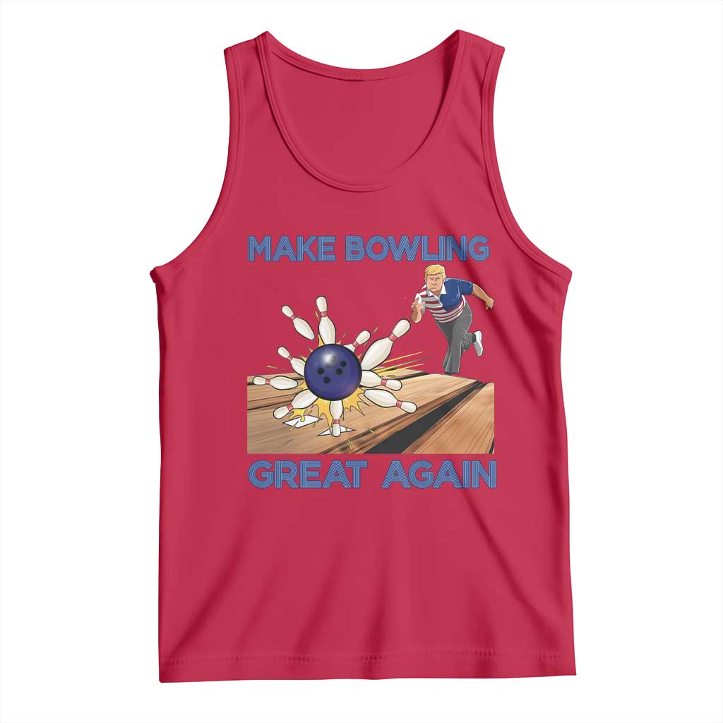 Make Bowling Great Again Tank Top Funny Bowler Gift - Wonder Print Shop