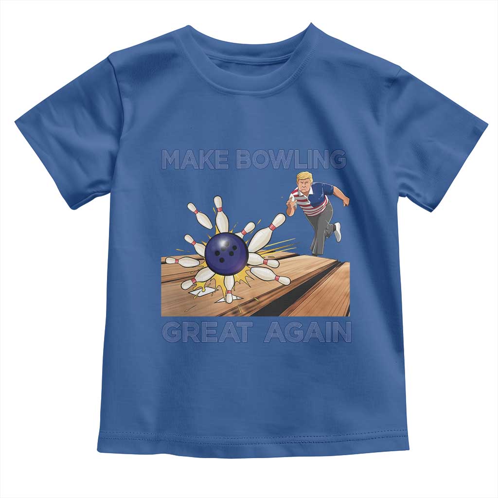 Make Bowling Great Again Toddler T Shirt Funny Bowler Gift - Wonder Print Shop