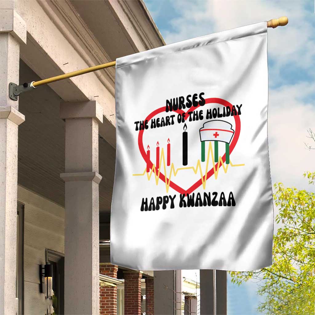 Nurse The Heart Of The Holiday Garden Flag Happy Kwanzaa Medical Gift - Wonder Print Shop