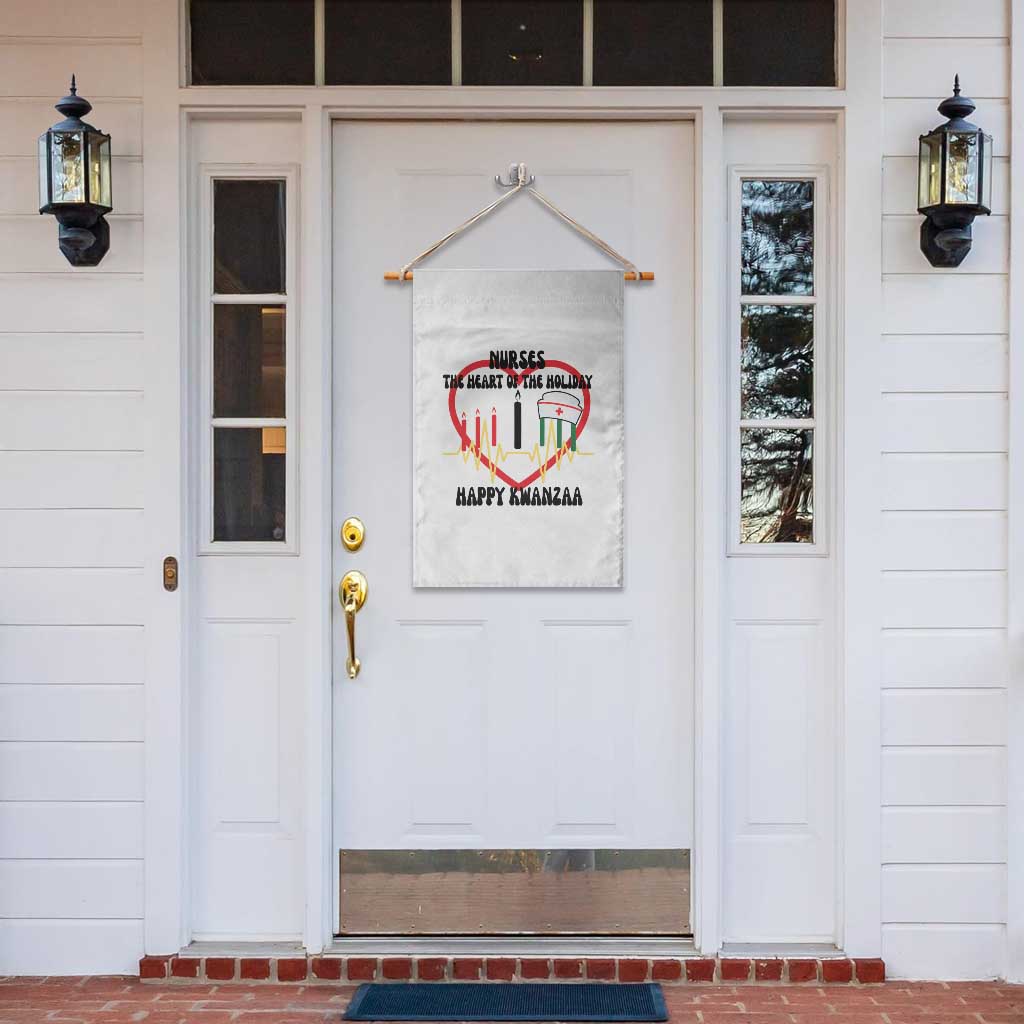 Nurse The Heart Of The Holiday Garden Flag Happy Kwanzaa Medical Gift - Wonder Print Shop