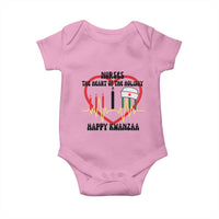 Nurse The Heart Of The Holiday Baby Onesie Happy Kwanzaa Medical Gift - Wonder Print Shop