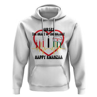 Nurse The Heart Of The Holiday Hoodie Happy Kwanzaa Medical Gift - Wonder Print Shop