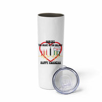 Nurse The Heart Of The Holiday Skinny Tumbler Happy Kwanzaa Medical Gift - Wonder Print Shop