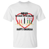 Nurse The Heart Of The Holiday T Shirt Happy Kwanzaa Medical Gift - Wonder Print Shop