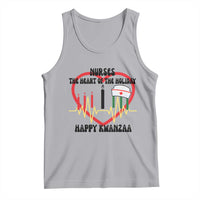 Nurse The Heart Of The Holiday Tank Top Happy Kwanzaa Medical Gift - Wonder Print Shop