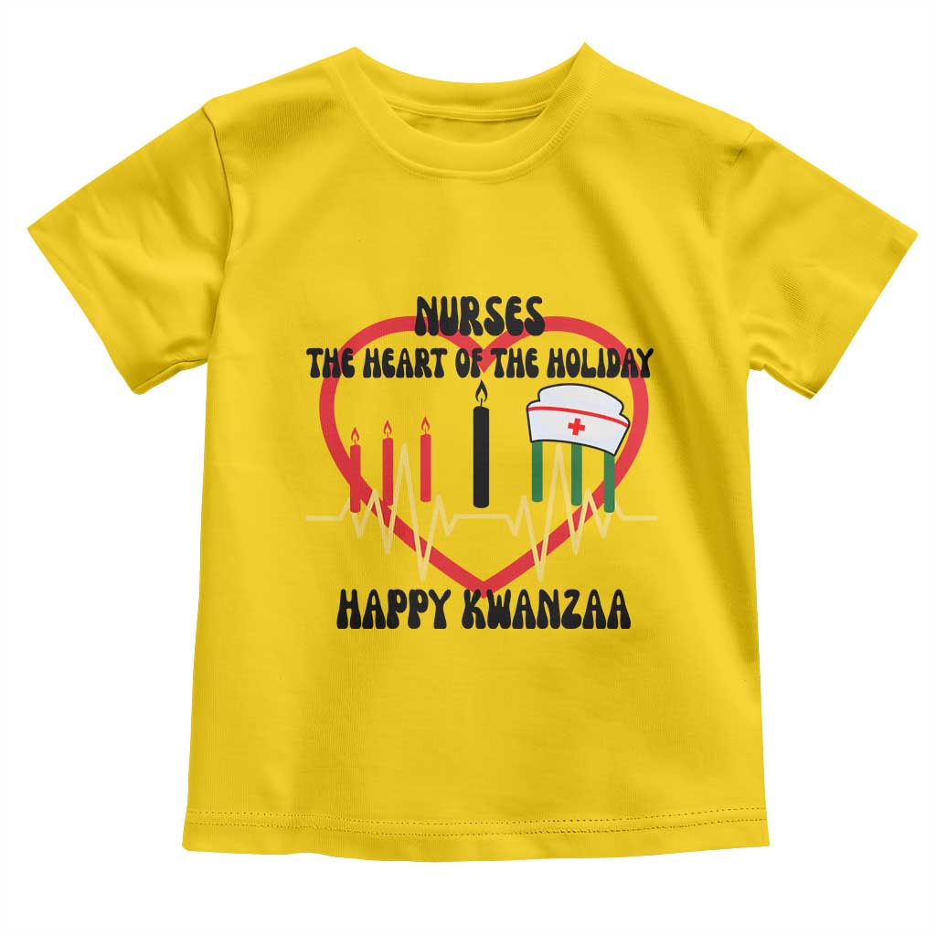 Nurse The Heart Of The Holiday Toddler T Shirt Happy Kwanzaa Medical Gift - Wonder Print Shop