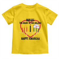 Nurse The Heart Of The Holiday Toddler T Shirt Happy Kwanzaa Medical Gift - Wonder Print Shop