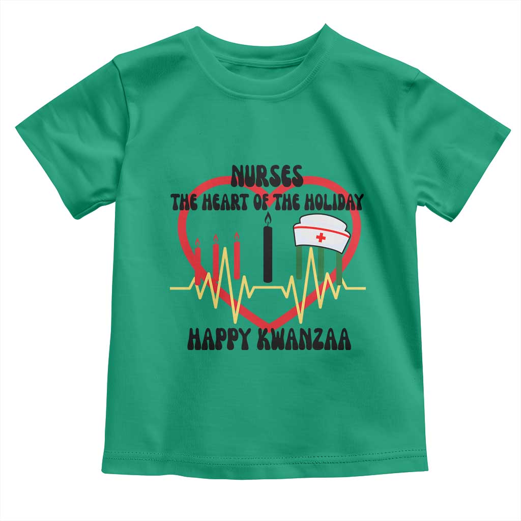 Nurse The Heart Of The Holiday Toddler T Shirt Happy Kwanzaa Medical Gift - Wonder Print Shop