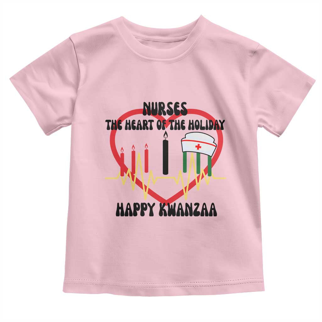 Nurse The Heart Of The Holiday Toddler T Shirt Happy Kwanzaa Medical Gift - Wonder Print Shop