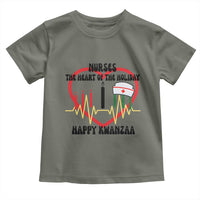 Nurse The Heart Of The Holiday Toddler T Shirt Happy Kwanzaa Medical Gift - Wonder Print Shop
