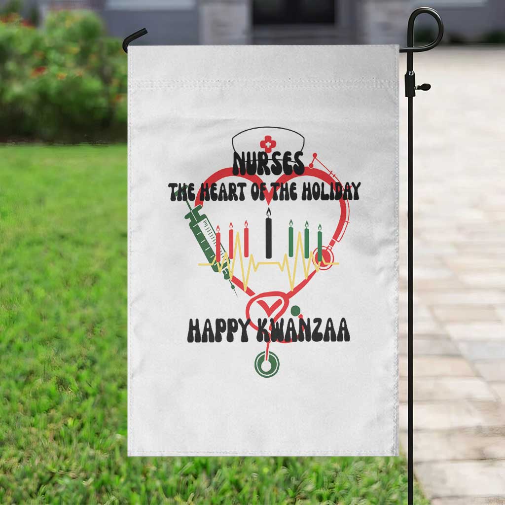 Nurses The Heart Of The Holiday Garden Flag Kwanzaa Celebration Gift - Wonder Print Shop