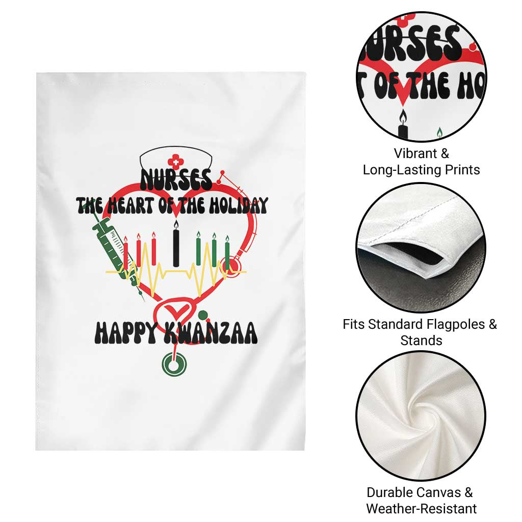 Nurses The Heart Of The Holiday Garden Flag Kwanzaa Celebration Gift - Wonder Print Shop