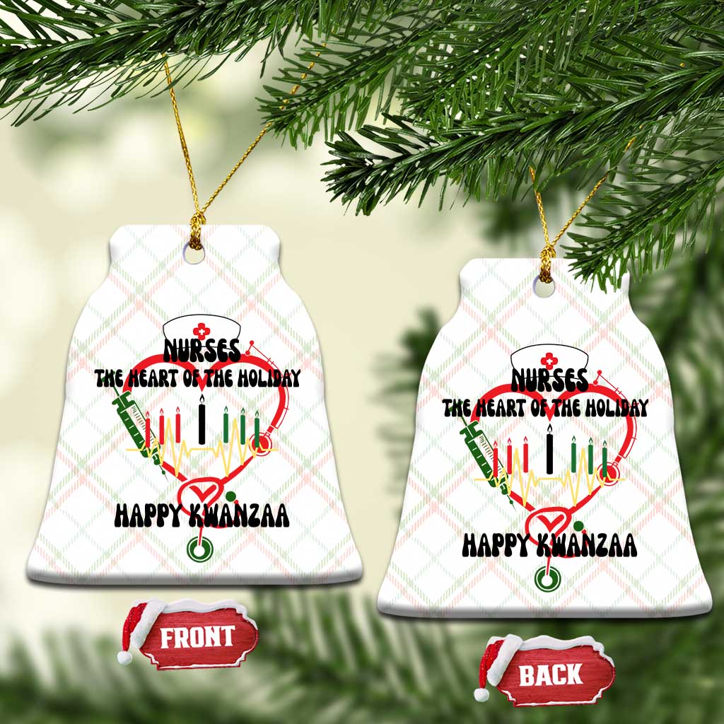 Nurses The Heart Of The Holiday Ceramic Ornament Kwanzaa Celebration Gift - Wonder Print Shop