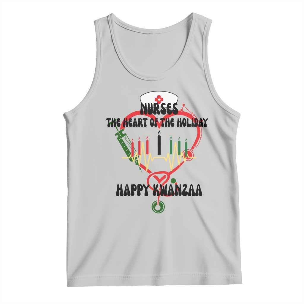 Nurses The Heart Of The Holiday Tank Top Kwanzaa Celebration Gift - Wonder Print Shop