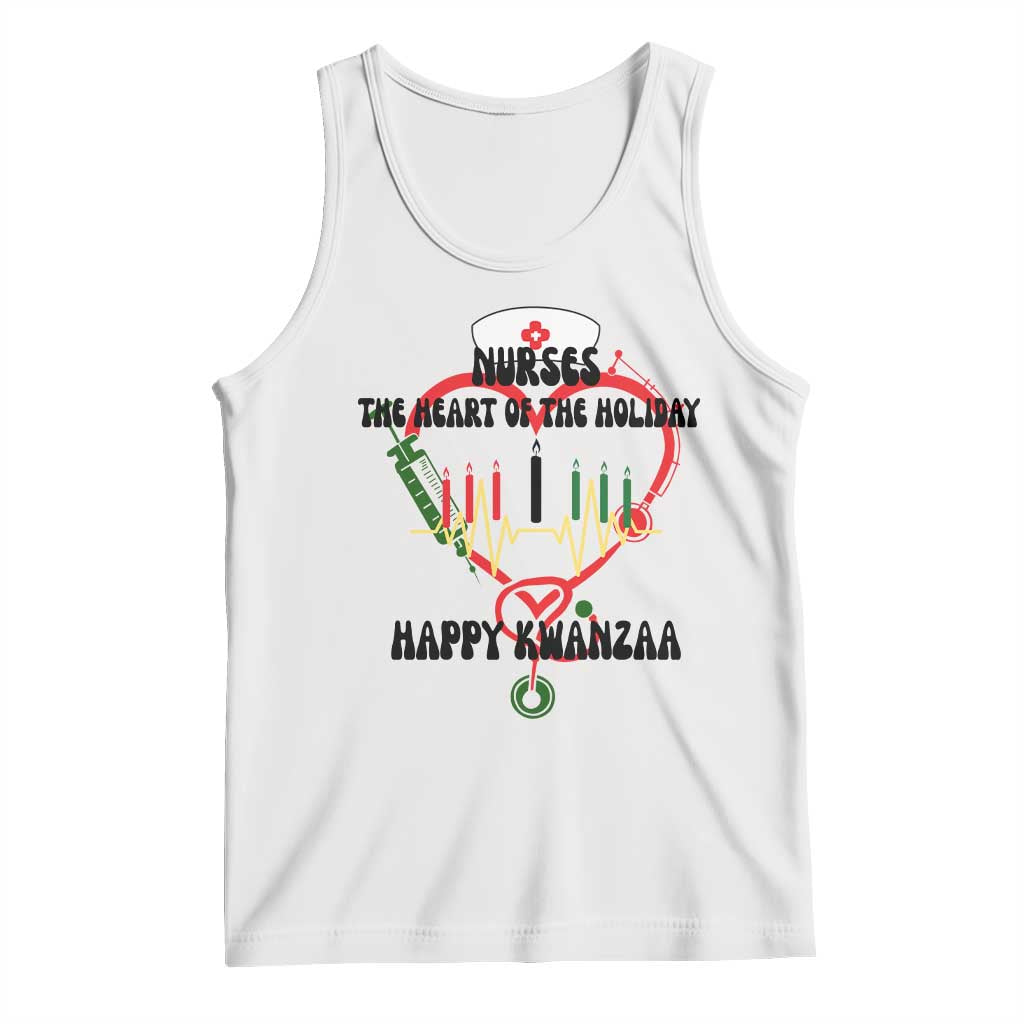 Nurses The Heart Of The Holiday Tank Top Kwanzaa Celebration Gift - Wonder Print Shop