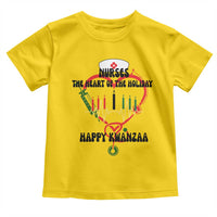 Nurses The Heart Of The Holiday Toddler T Shirt Kwanzaa Celebration Gift - Wonder Print Shop