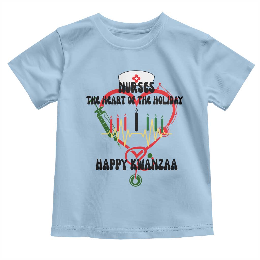 Nurses The Heart Of The Holiday Toddler T Shirt Kwanzaa Celebration Gift - Wonder Print Shop