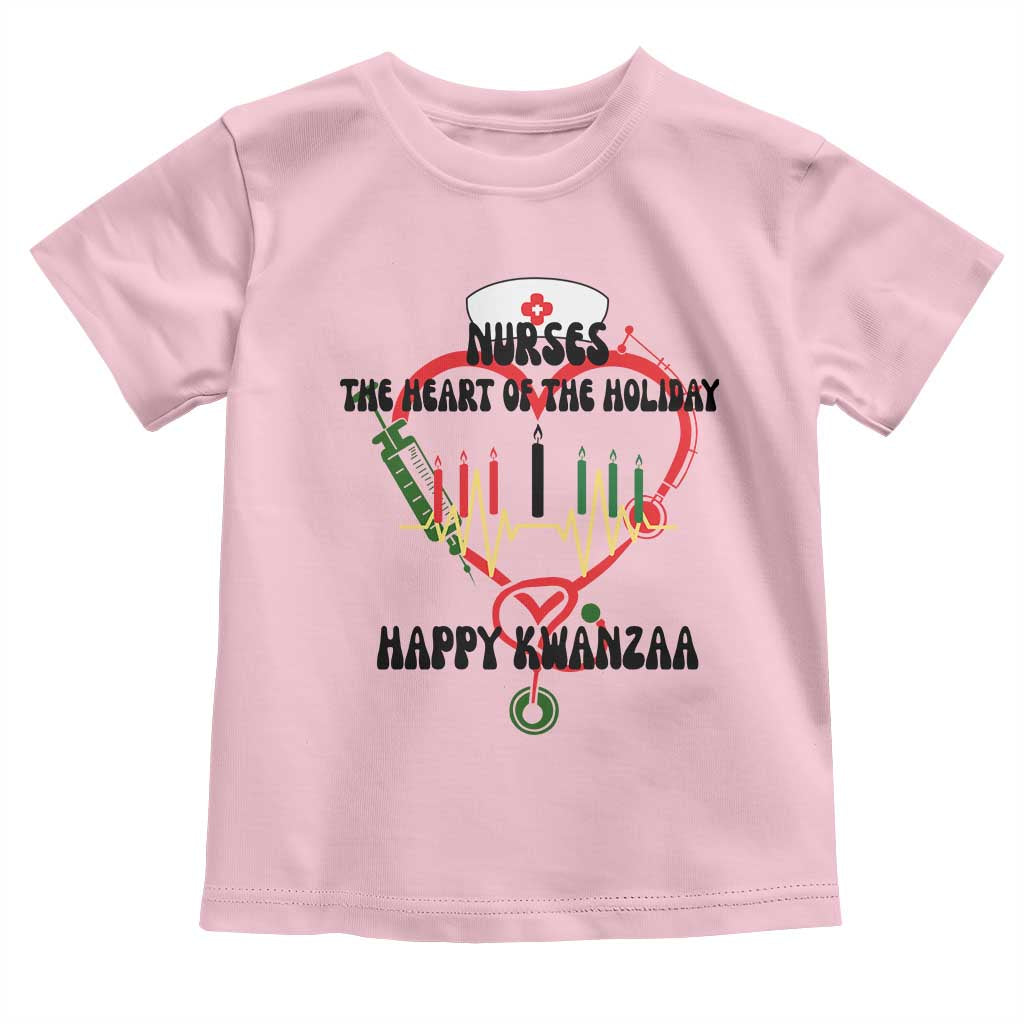 Nurses The Heart Of The Holiday Toddler T Shirt Kwanzaa Celebration Gift - Wonder Print Shop