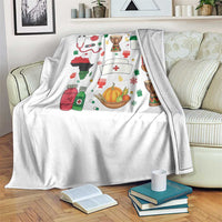 Happy Kwanzaa Nurse Pride Throw Blanket African Culture Holiday Gift - Wonder Print Shop