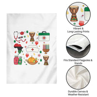 Happy Kwanzaa Nurse Pride Garden Flag African Culture Holiday Gift - Wonder Print Shop