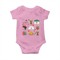 Happy Kwanzaa Nurse Pride Baby Onesie African Culture Holiday Gift - Wonder Print Shop